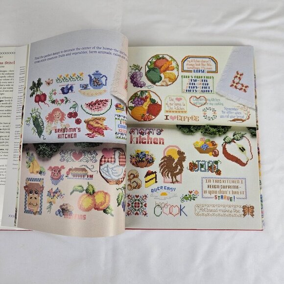 Meredith Press 501 Cross Stitch Designs Sam Hawkins Hardcover Book Illustrated - Picture 8 of 13